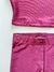 CONJUNTO BIKER & TOP ROSA VINTAGE - tienda online
