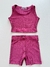 CONJUNTO BIKER & TOP ROSA VINTAGE en internet