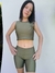 CONJUNTO BIKER & TOP VERDE OLIVA - comprar online
