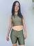 CONJUNTO BIKER & TOP VERDE OLIVA