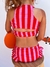 BIKINI CARIBE RAYAS CHIC ROJA - comprar online