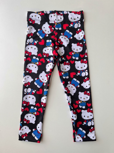 CALZA FRISA KITTY CORAZON BLACK TALLE 4