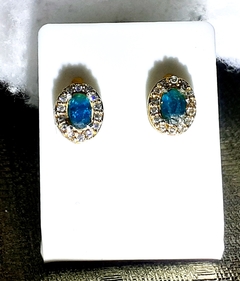 Brincos com apatitas extras tipo africana neon. Raridade. 215 - comprar online