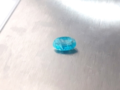 Apatita neon africana do tipo paraíba. 0,85 ct