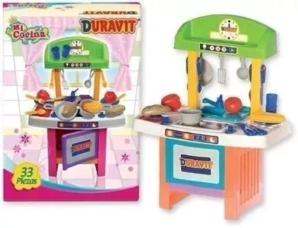 Mi Cocinita Cocina Chica Con 33 Piezas Art. 611 Cod.083752