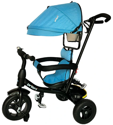 Triciclo de lujo con capota y manija RT9042