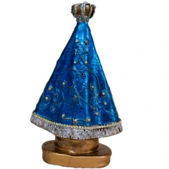 Imagem Nossa Senhora Aparecida 28cm em Gesso com Adornos - Maraterapia - loja online