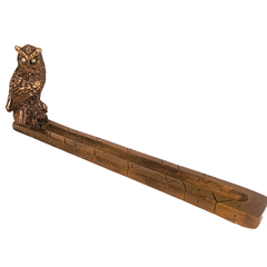 Incensário Barra Coruja Grande em Resina I (A)