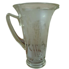 Antiga Jarra Em Vidro Para Agua / Suco Década De 50 (Usado) - loja online