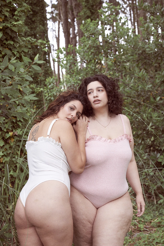 Body Hortensia Rosa y Manteca (talle S, últimas unidades)
