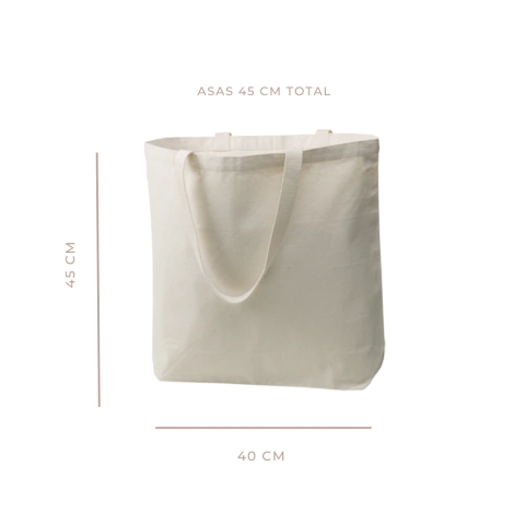Totebag lisa 40x45 cm x 10 unidades