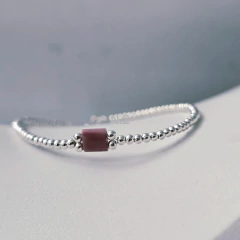 Pulseras plata 925 y Piedras - Joyas LLG