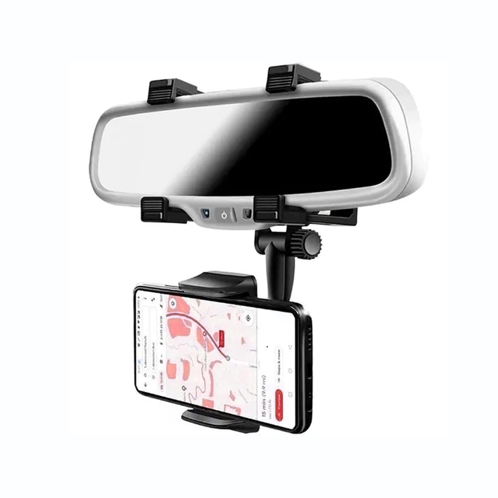 Soporte Celular Auto Espejo Retrovisor Netmak HC25 Universal Gps