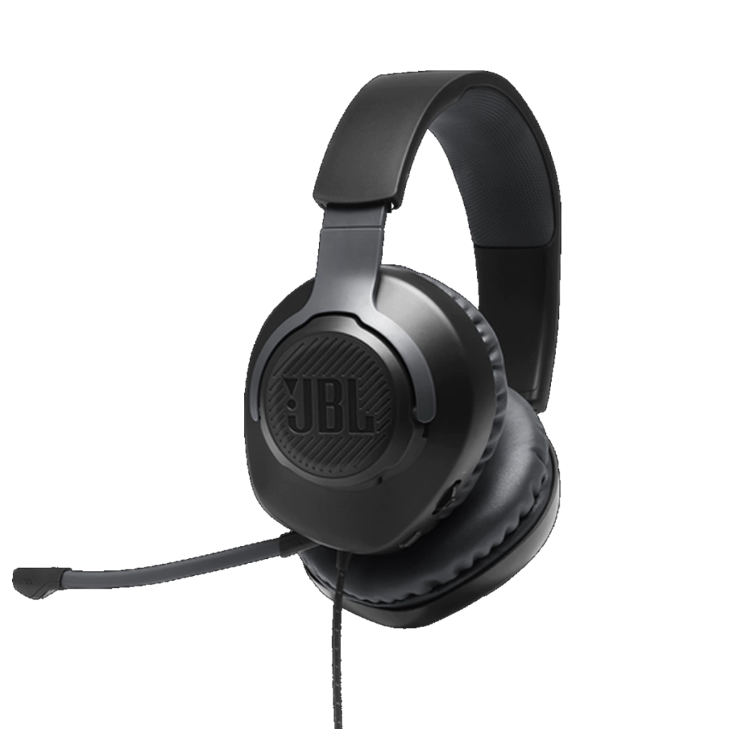 Auriculares Jbl stereo quantum 100 gaming / pc 3.5mm extrabass potencia manos libres y micrófono