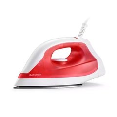 Ferro De Passar Roupa Vermelho 220v Multilaser - Ho06 - comprar online