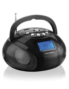 Caixa De Som Mini Boom Box 10w Preto Multilaser - Sp145