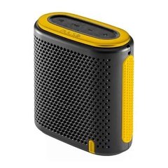 Caixa De Som Mini Bluetooth/sd/p2 10w Rms Preta E Amarela Pu