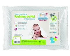 Travesseiro Favinhos Baby Antissufocante Lavável 30x40 Fibra