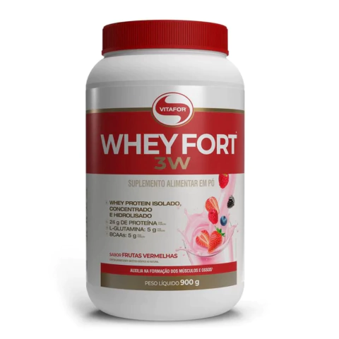 WHEY FORT 3W POTE 900G na internet