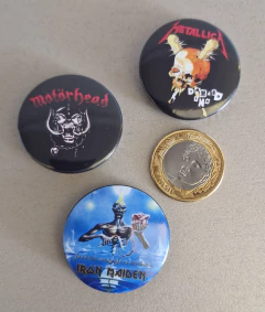Botton Iron Metallica Motörhead