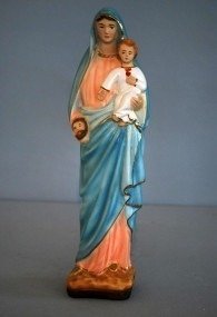 Imagem Nossa Senhora Das Cabeças 20cm Pintura Automotiva
