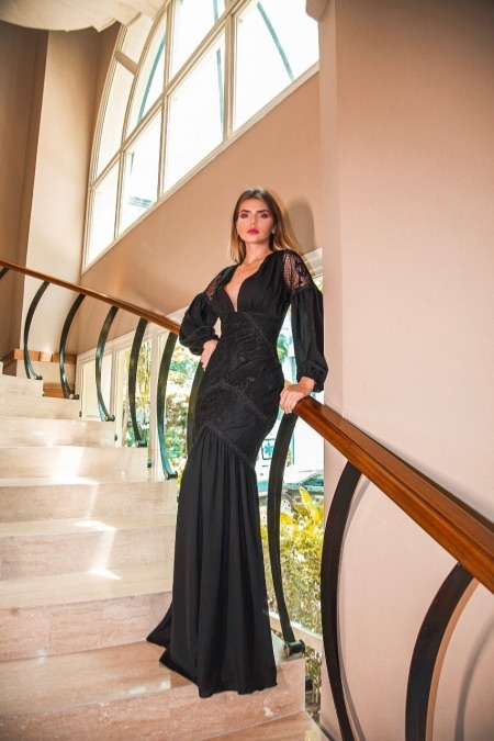 VESTIDO DE FESTA DISPONÍVEL PARA LOCAÇÃO (3383)