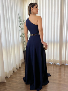 aluguel de vestido de festa azul marinho em taguatinga