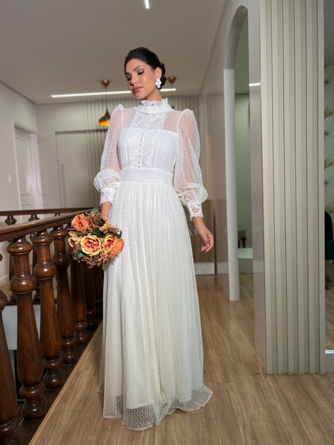 VESTIDO DE NOIVA LONGO 