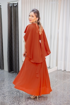 Vestido de Festa Terracota