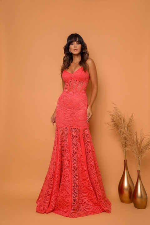 VESTIDO DE FESTA DISPONÍVEL PARA LOCAÇÃO NA UNIDADE DE ÁGUAS CLARAS (0901)