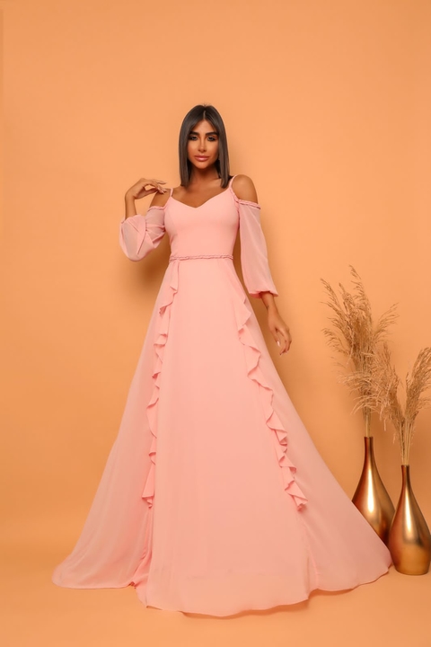 VESTIDO DE FESTA DISPONÍVEL PARA LOCAÇÃO (0909)