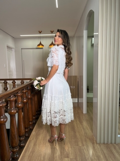 VESTIDO MIDI DE NOIVA DISPONÍVEL PARA LOCAÇÃO (3319) - comprar online