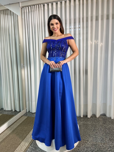 VESTIDO DE FESTA DISPONÍVEL PARA LOCAÇÃO (6063)
