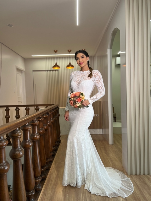 VESTIDO DE NOIVA LONGO 