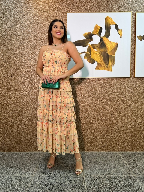 VESTIDO MIDI ESTAMPADO 