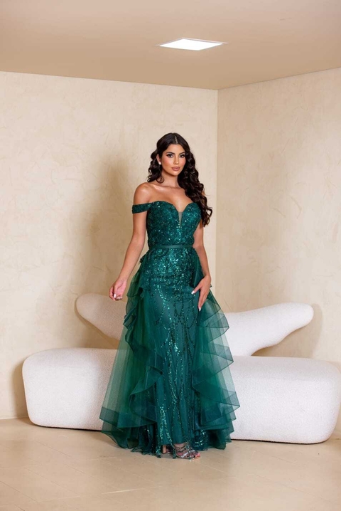 VESTIDO DE FESTA DISPONÍVEL PARA LOCAÇÃO NA UNIDADE DE TAGUATINGA (11701)