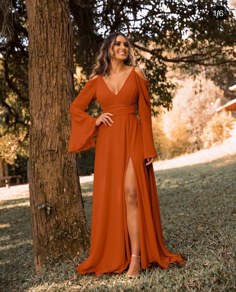 VESTIDO DE FESTA DISPONÍVEL PARA LOCAÇÃO (1045)