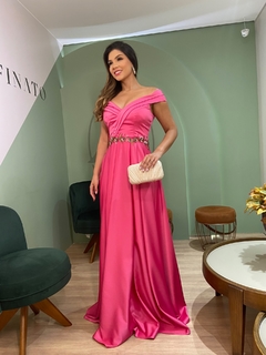 Vestido de Festa Rosa Pink
