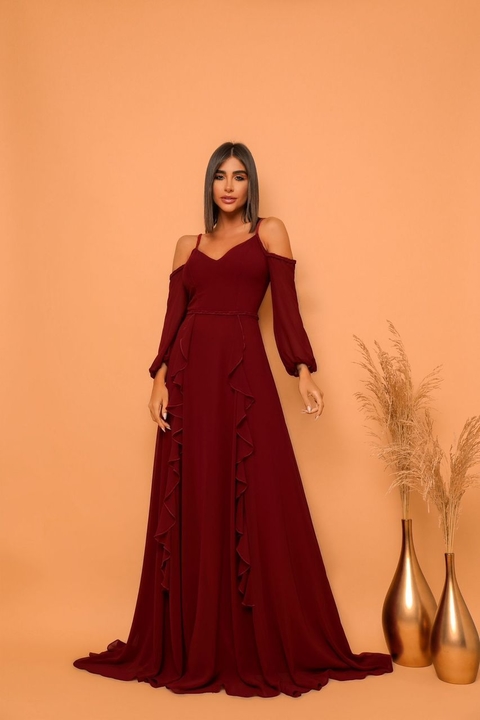 VESTIDO DE FESTA DISPONÍVEL PARA LOCAÇÃO (0909)