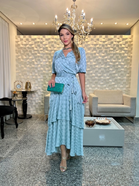 vestido de festa azul 