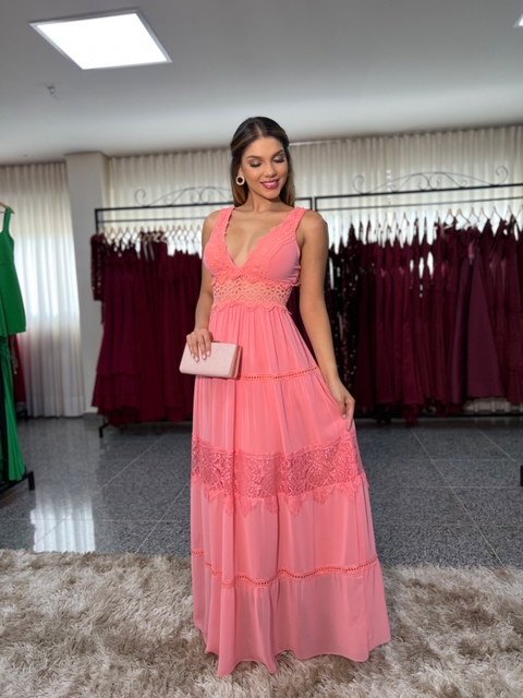 Vestido de Festa Rose
