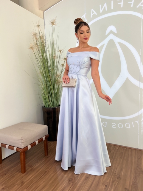 Vestido de Festa Azul Serenity