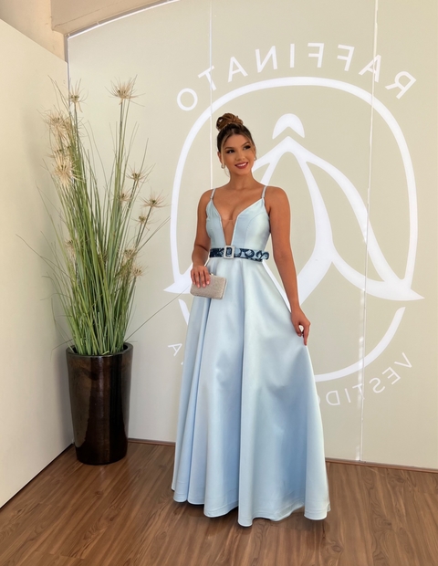 Vestido de Festa Azul Serenity