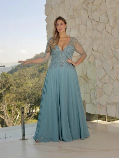 VESTIDO DE FESTA DISPONÍVEL PARA LOCAÇÃO NA UNIDADE DE TAGUATINGA (11728) - loja online