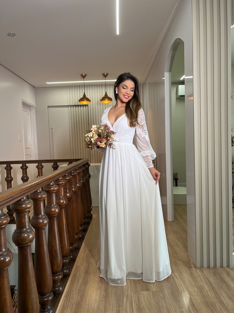 VESTIDO DE NOIVA LONGO 