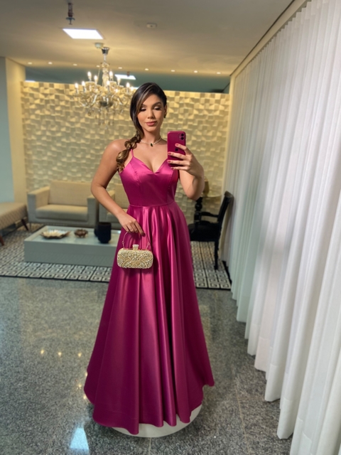 VESTIDO DE FESTA DISPONÍVEL PARA LOCAÇÃO (88820)