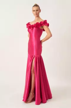 VESTIDO DE FESTA DISPONÍVEL PARA LOCAÇÃO NA UNIDADE DE ÁGUAS CLARAS (14673)