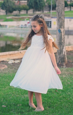 Vestido daminha boho chic