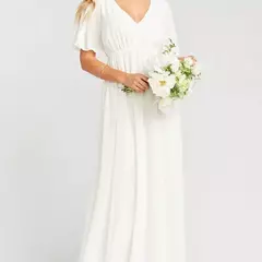 Vestido Noiva Clean Minimalista Veraneio - comprar online