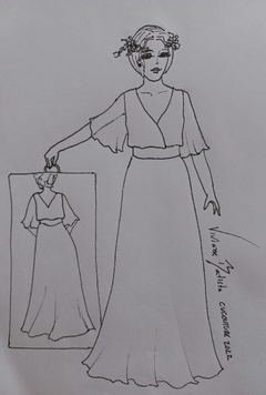 Imagem do Vestido Noiva Clean Envelope